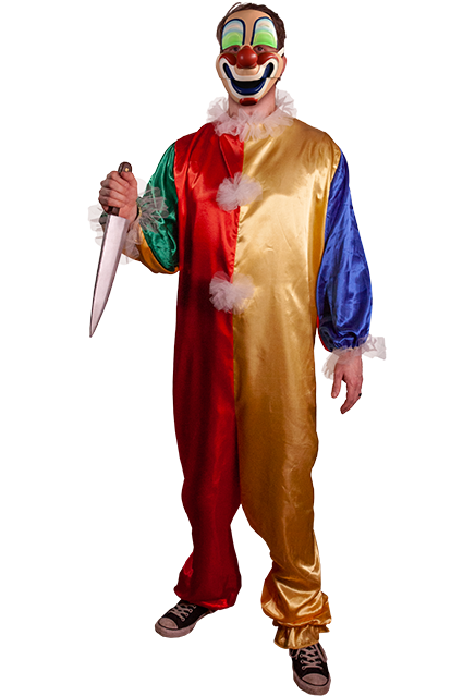 Halloween 1978 Young Micheal Myers Clown Costume - ADULT- by Trick or Treat Studios - Collectors Row Inc.