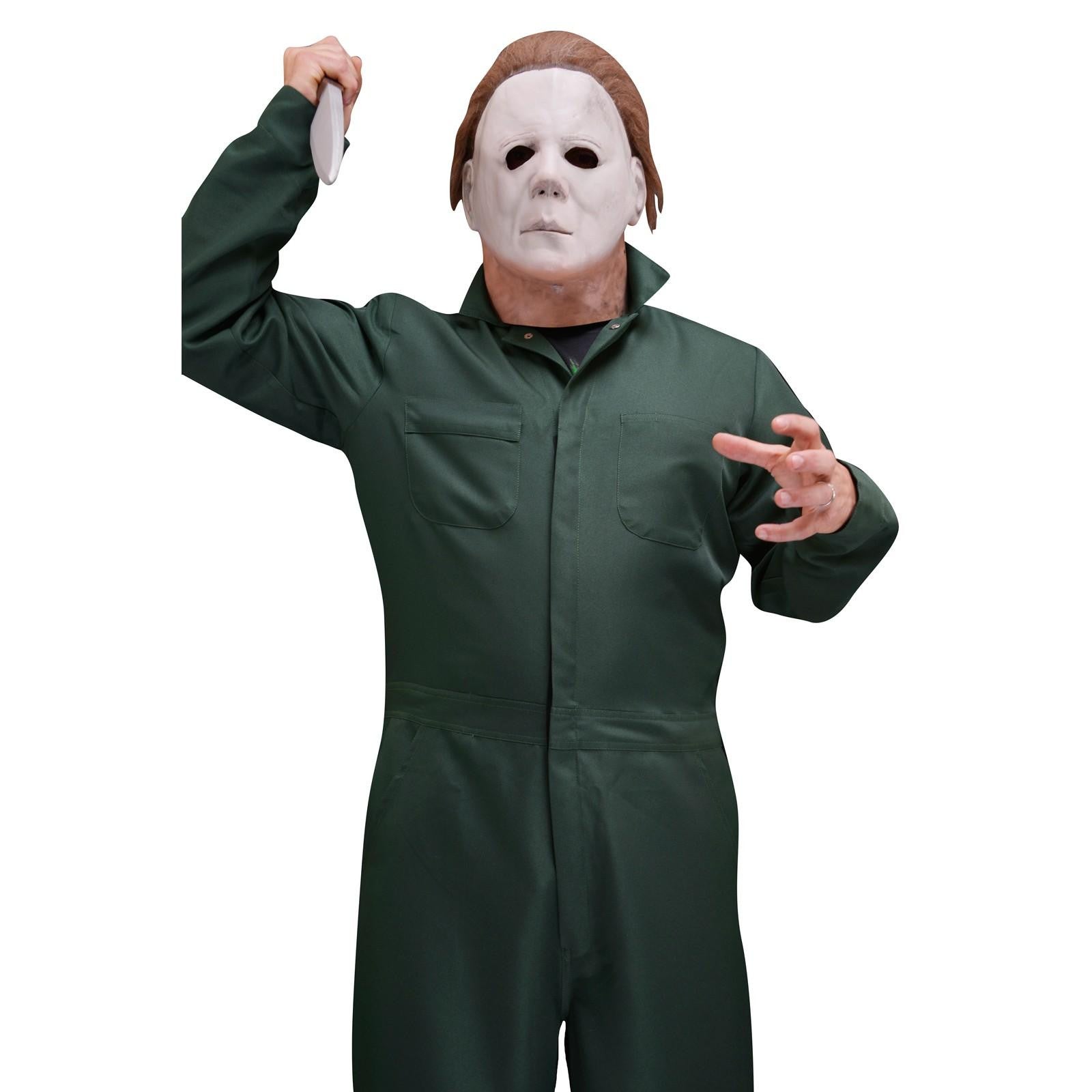 Official Halloween II Michael Myers Deluxe Coveralls Costume - Collectors Row Inc.