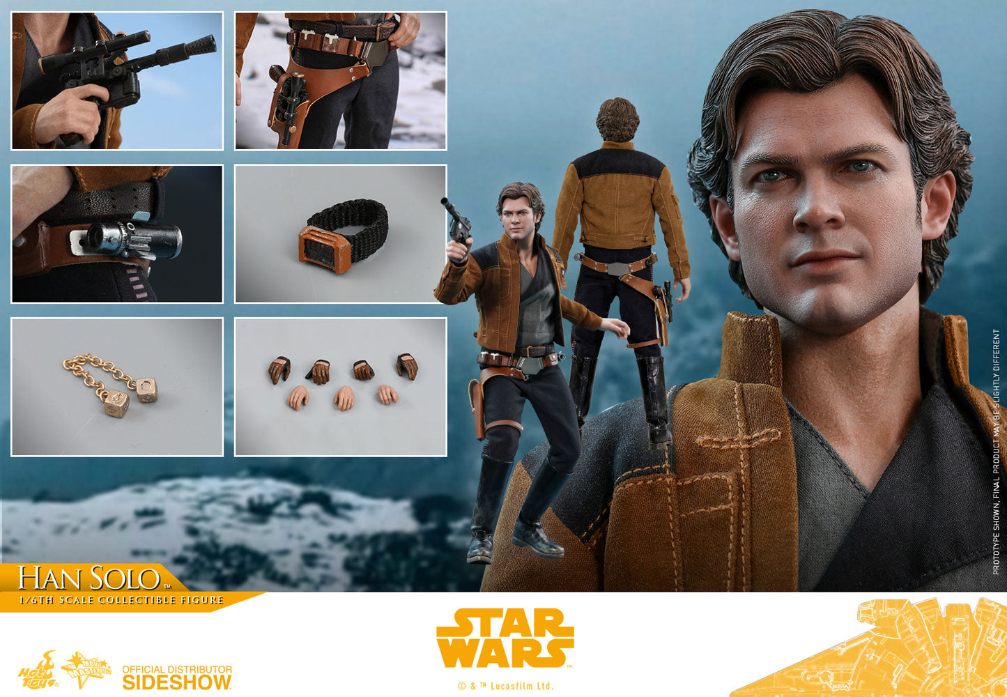 Han Solo Solo: A Star Wars Story - Movie Masterpiece Series - Sixth Scale Figure