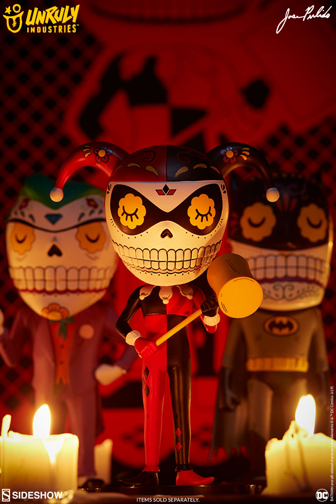 Harley Quinn Calavera Designer Toy - Collectors Row Inc.