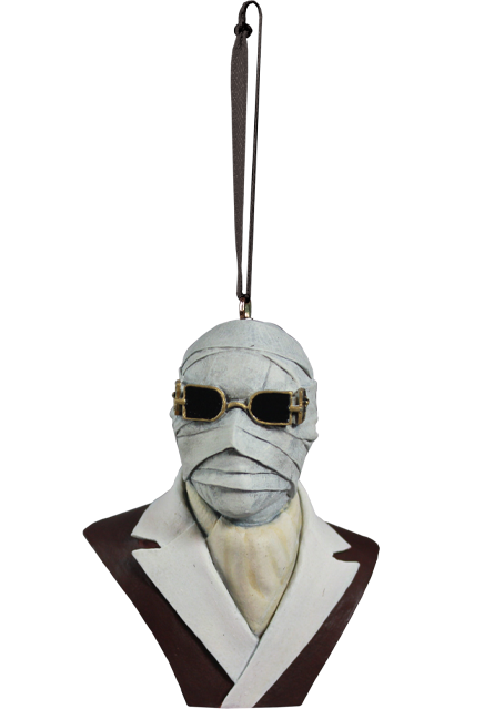 The Invisible Man Universal Monsters Holiday Horrors Ornament - Collectors Row Inc.