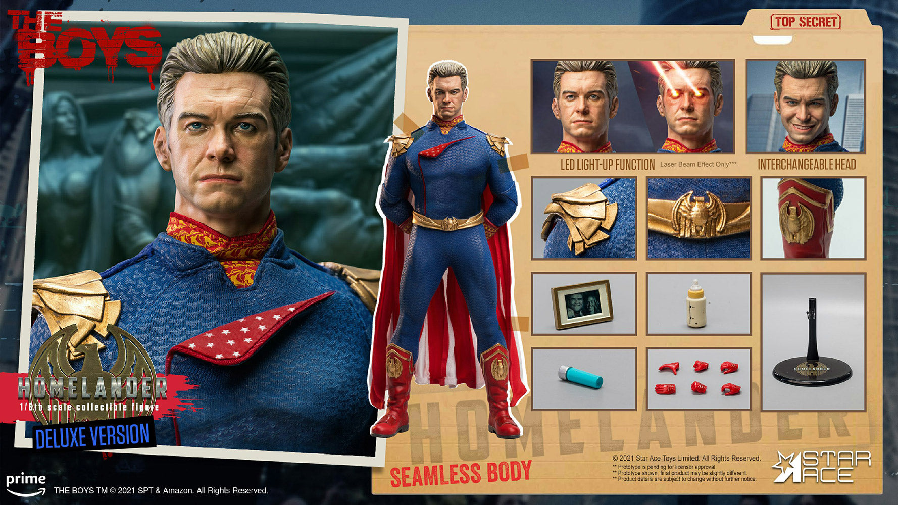 The Boys - Homelander (Deluxe Version) Sixth Scale Figure