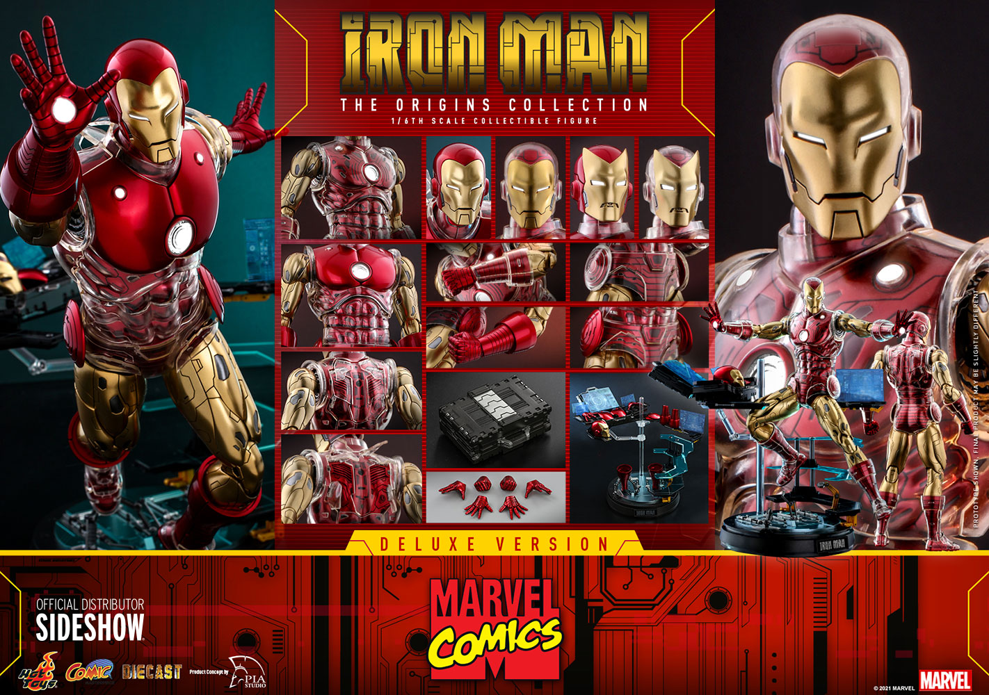 Iron Man The Origins Collection (Deluxe) Sixth Scale Figure