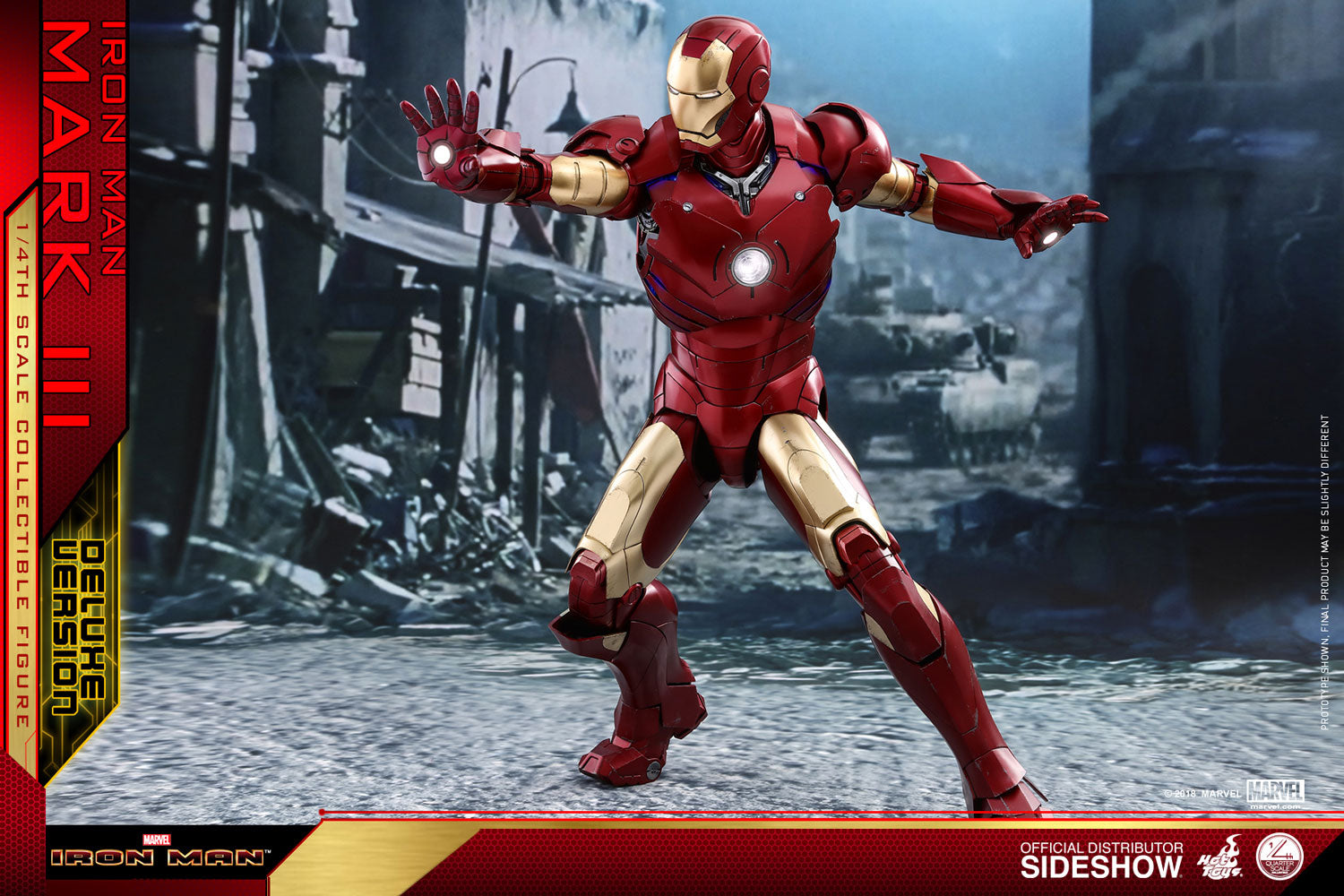 Iron Man Mark III Deluxe Version 1/4 Scale Figure - Collectors Row Inc.