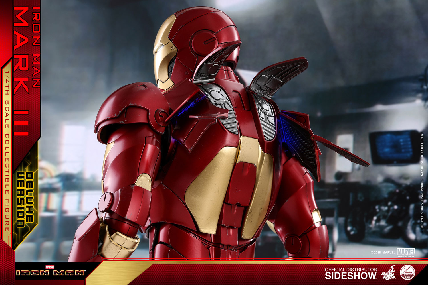 Iron Man Mark III Deluxe Version 1/4 Scale Figure - Collectors Row Inc.