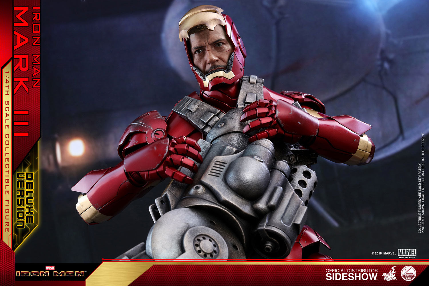Iron Man Mark III Deluxe Version 1/4 Scale Figure - Collectors Row Inc.