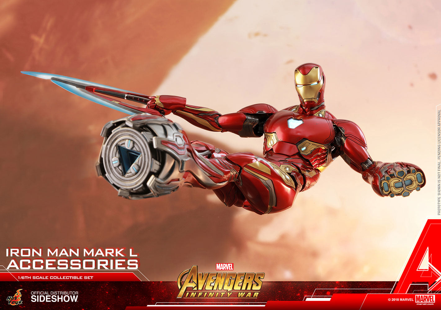 Hot Toys Iron Man Mark L Infinity War Avengers Marvel 1/6 Scale