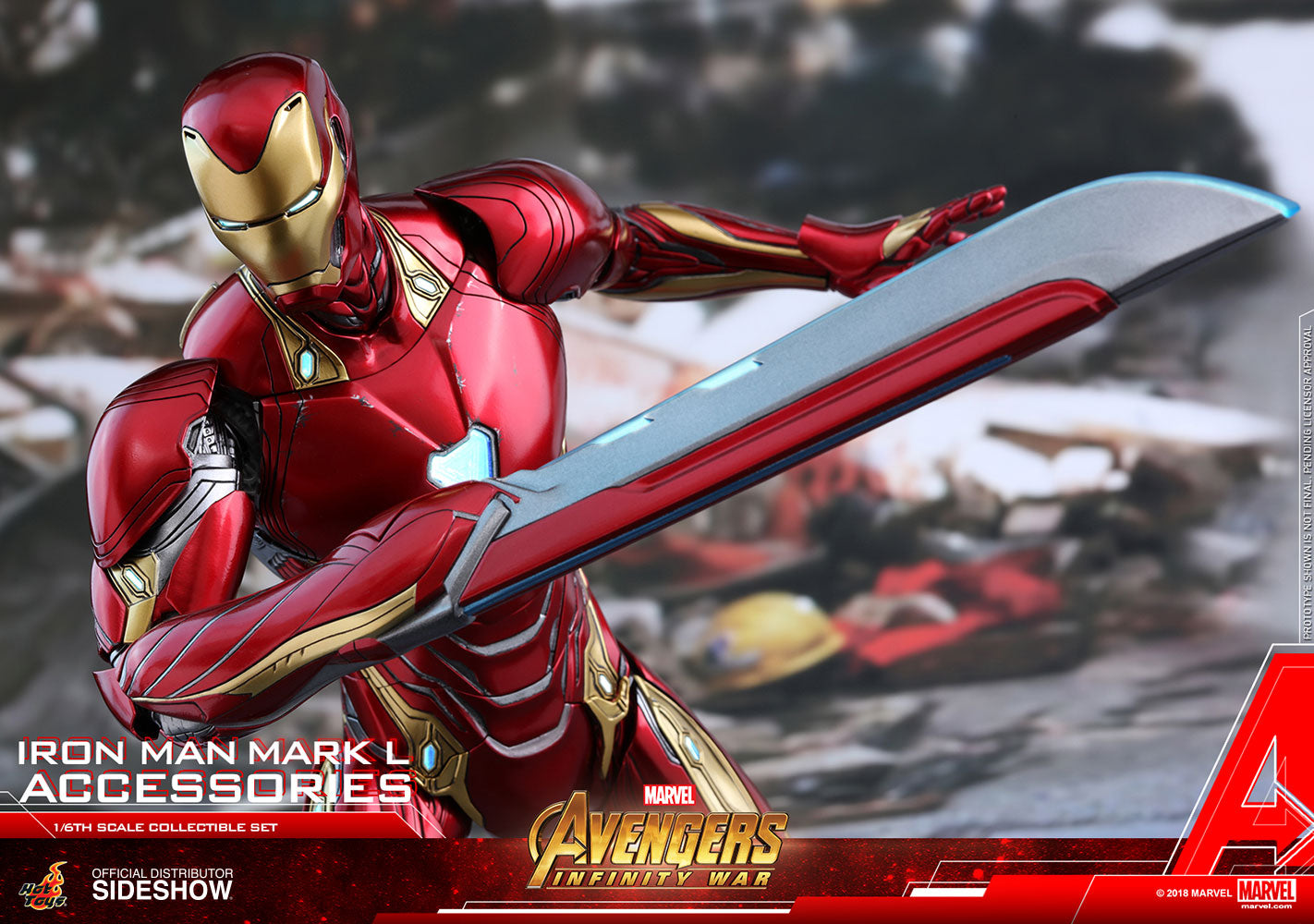 Hot Toys Iron Man Mark L Infinity War Avengers Marvel 1/6 Scale