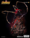 Iron Spider-Man Marvel Statue Avengers Infinity War Peter Parker by Iron Studios - Collectors Row Inc.