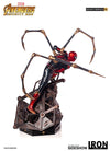 Iron Spider-Man Marvel Statue Avengers Infinity War Peter Parker by Iron Studios - Collectors Row Inc.