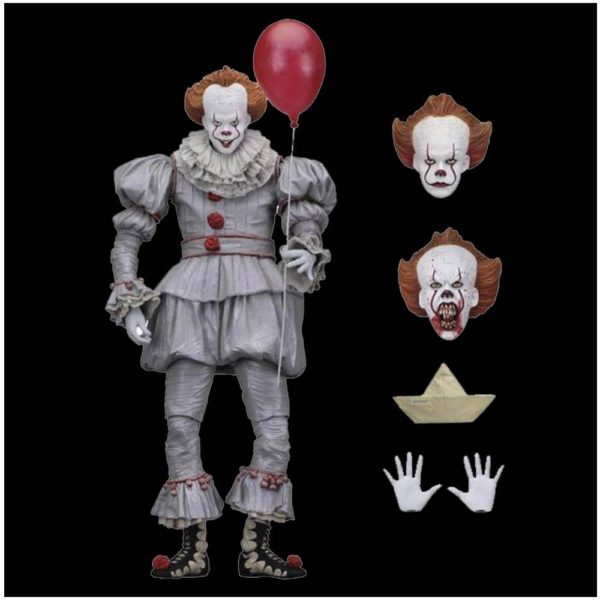 NECA - IT - Pennywise 7" Scale Action Figure - Ultimate Pennywise (2017) - Collectors Row Inc.