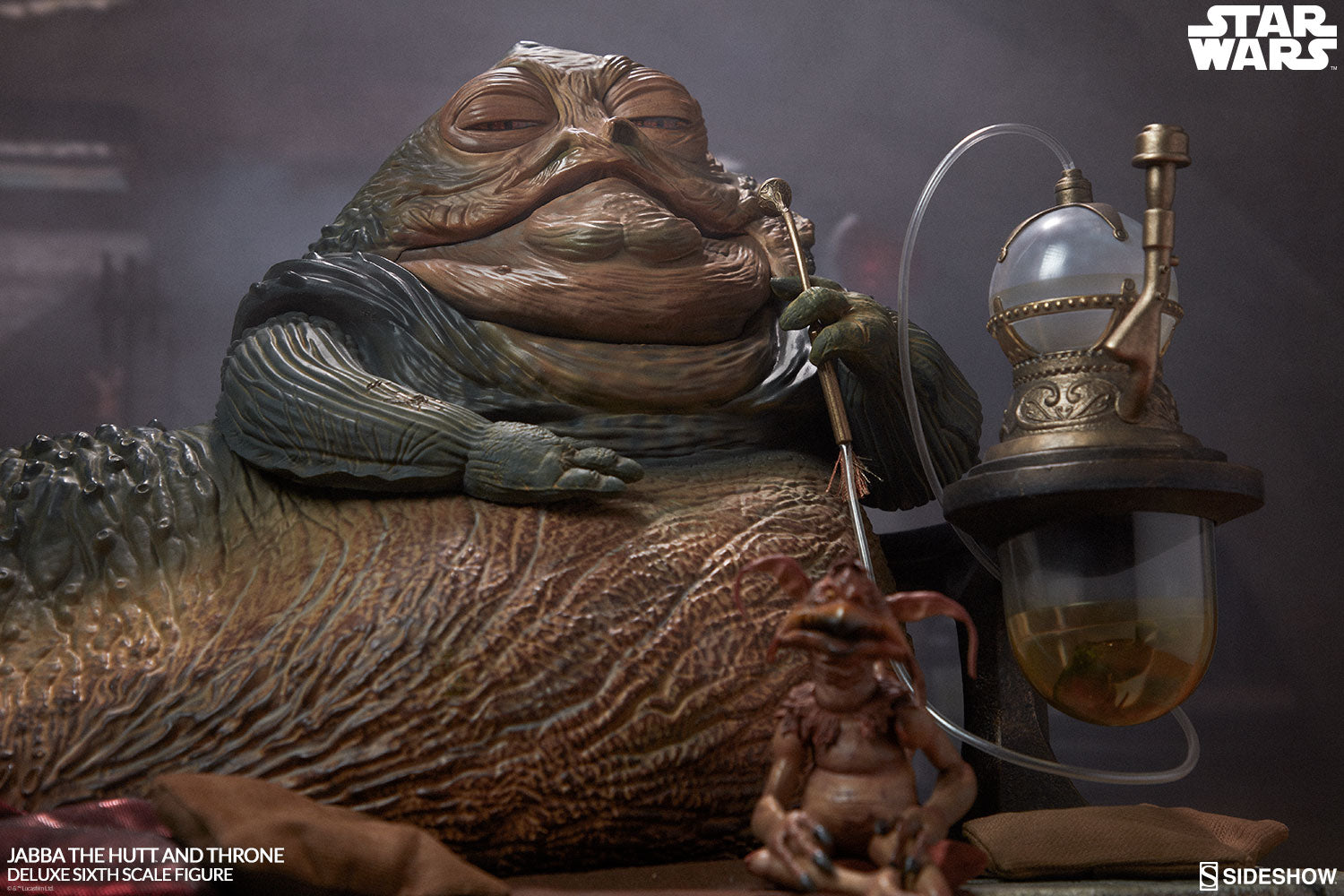 Sideshow Jabba the Hutt and Throne Deluxe Figure Statue Set - Collectors Row Inc.