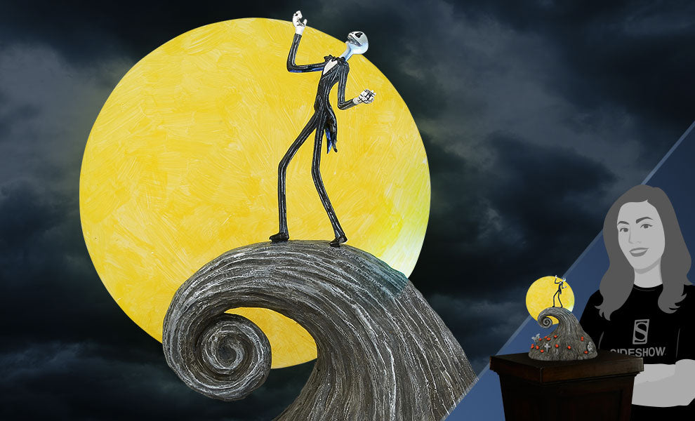 Disney Nightmare Before Christmas Village Jack on Spiral Hill Department 56 - Collectors Row Inc.