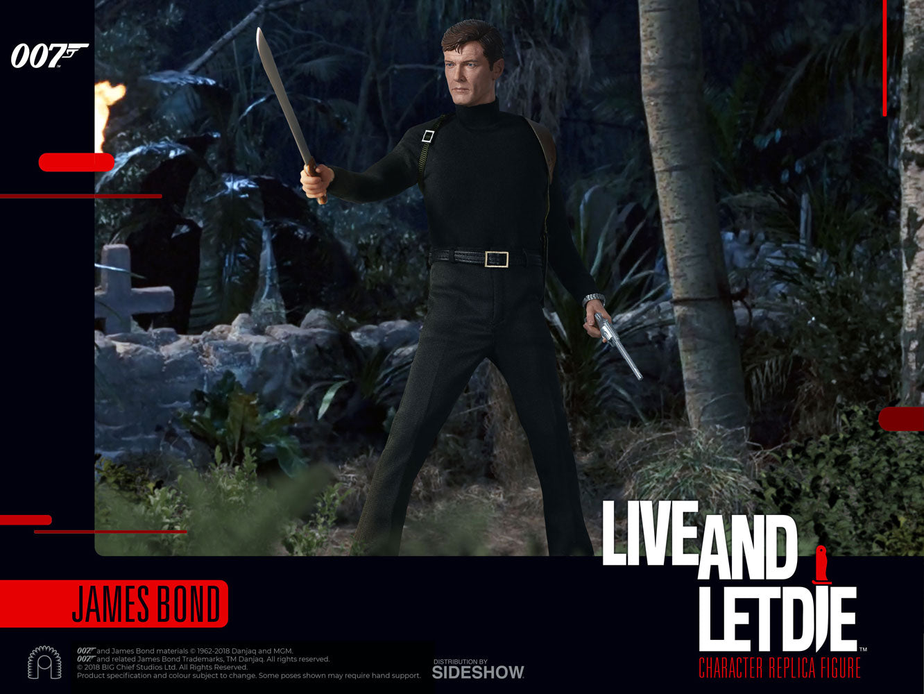 Big Chief Studios James Bond Roger Moore Live and Let Die 1/6 Scale Figure - Collectors Row Inc.