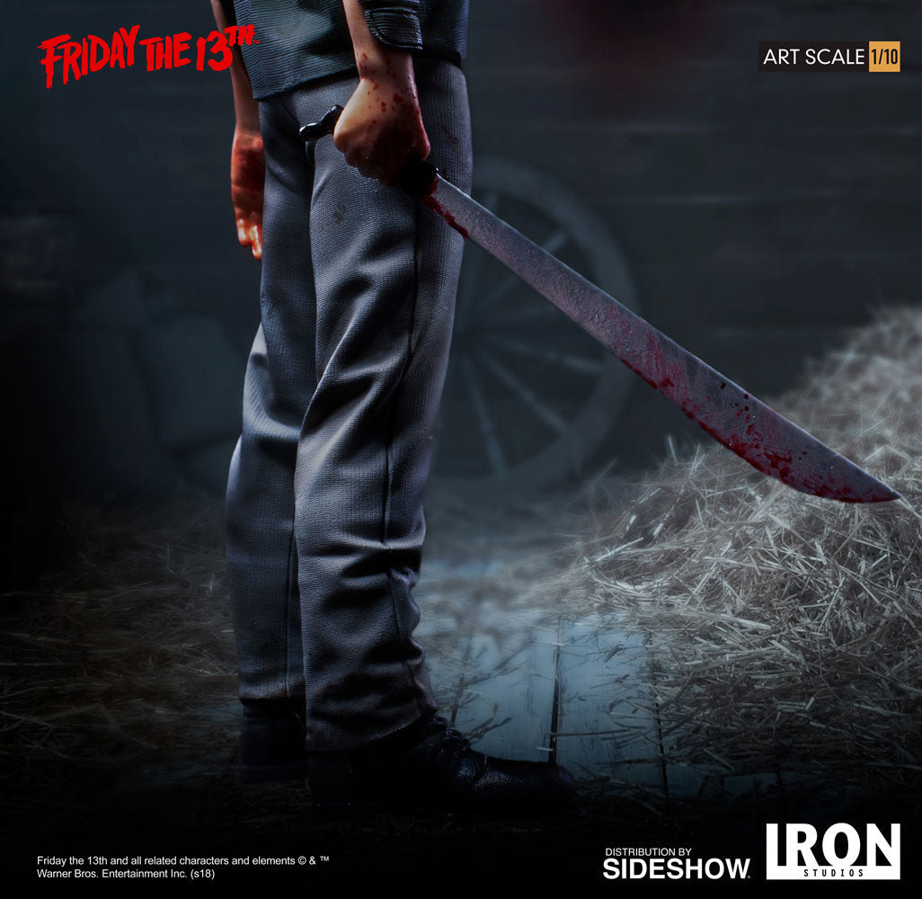 Jason Voorhees 1/10 Friday The 13th Statue by Iron Studios - Collectors Row Inc.