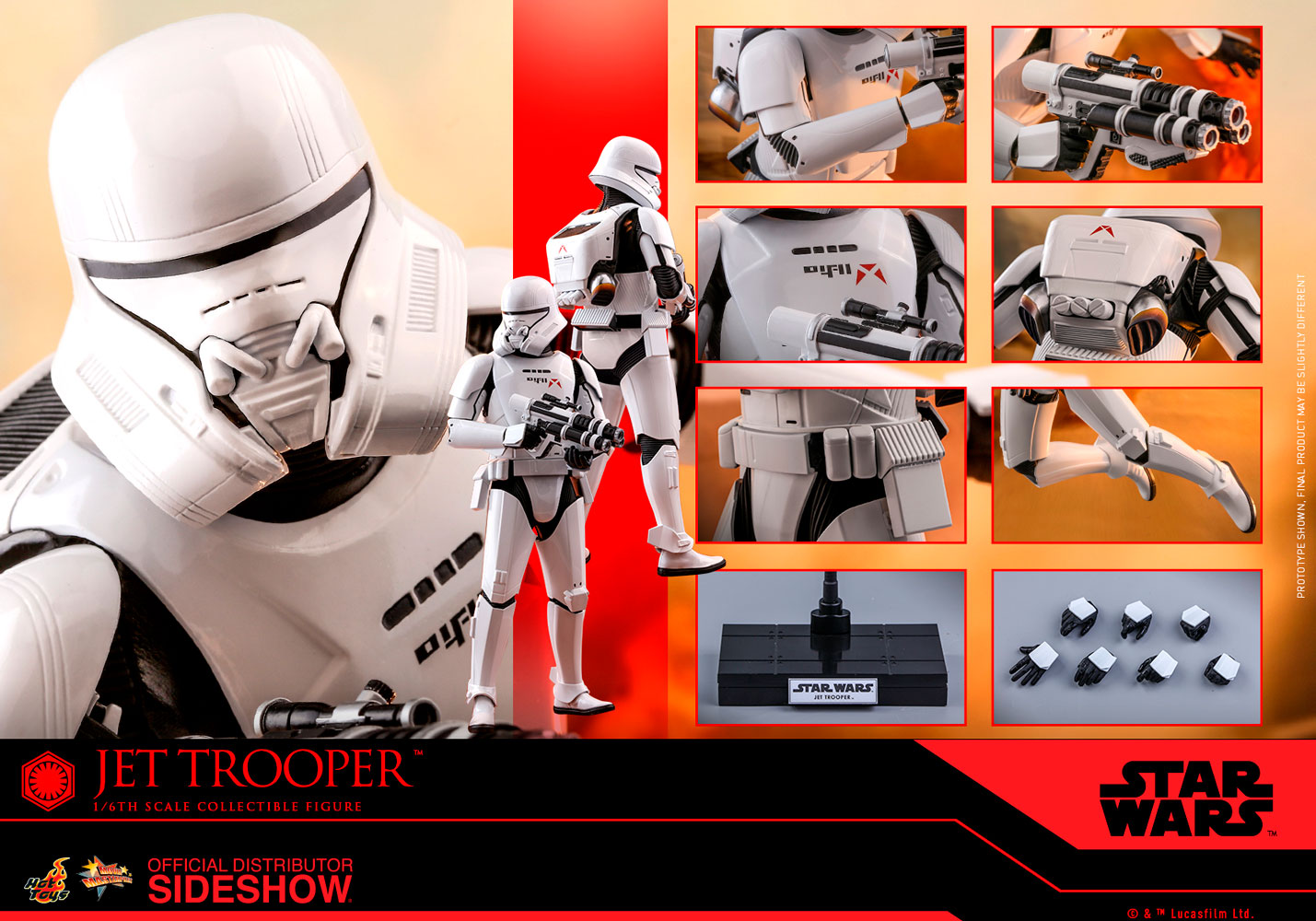 Jet Trooper The Rise of Skywalker Sixth Scale Figure - Collectors Row Inc.