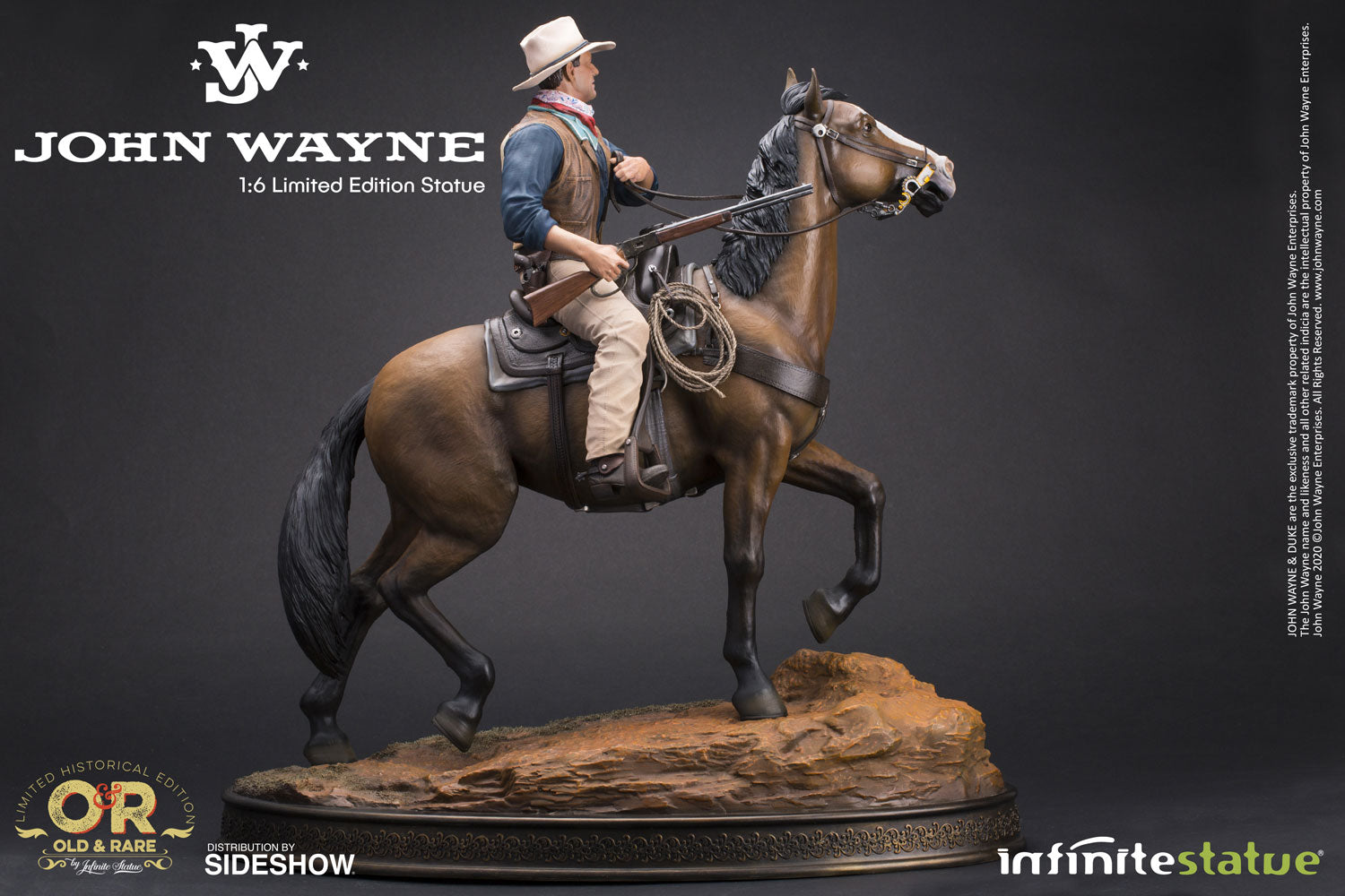 John Wayne Old and Rare Statue