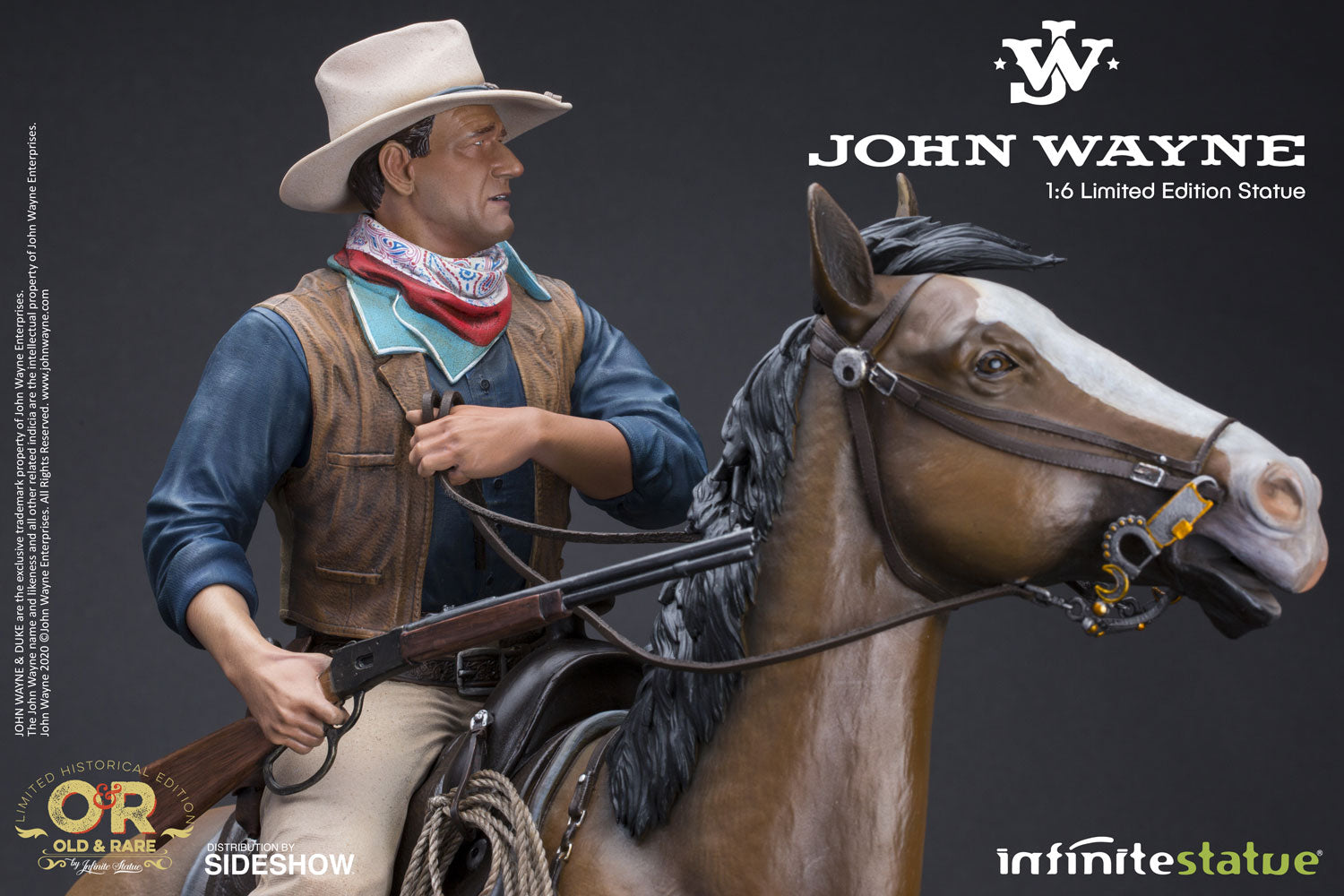 John Wayne Old and Rare Statue