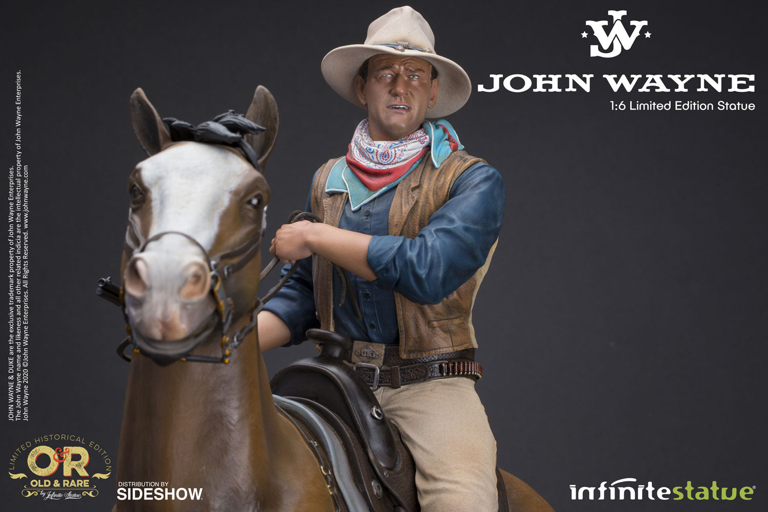 John Wayne Old and Rare Statue