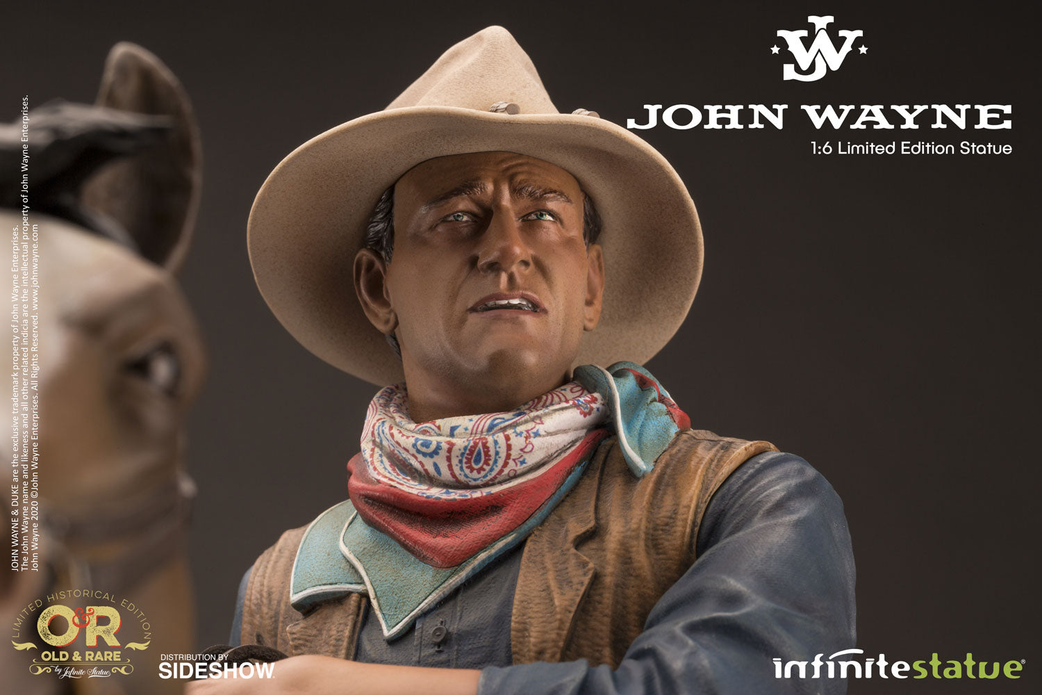 John Wayne Old and Rare Statue