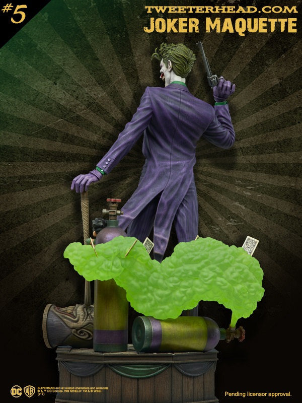 Tweeterhead Joker EXCLUSIVE VERSION Super Powers DC Collection Statue - Collectors Row Inc.