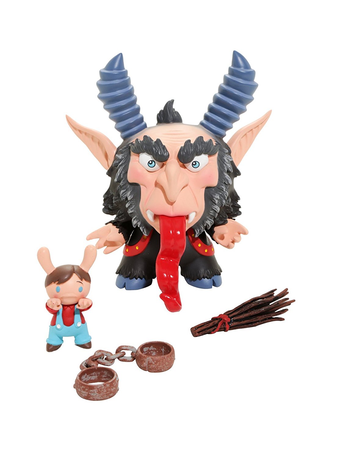 Krampus 5" Dunny by Scott Tolleson- Brown Colorway - Collectors Row Inc.