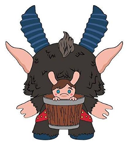 Krampus 5" Dunny by Scott Tolleson- Brown Colorway - Collectors Row Inc.