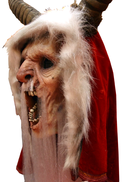 Krampus Michael Dougherty&#39;s Halloween Mask by Trick or Treat Studios - Collectors Row Inc.
