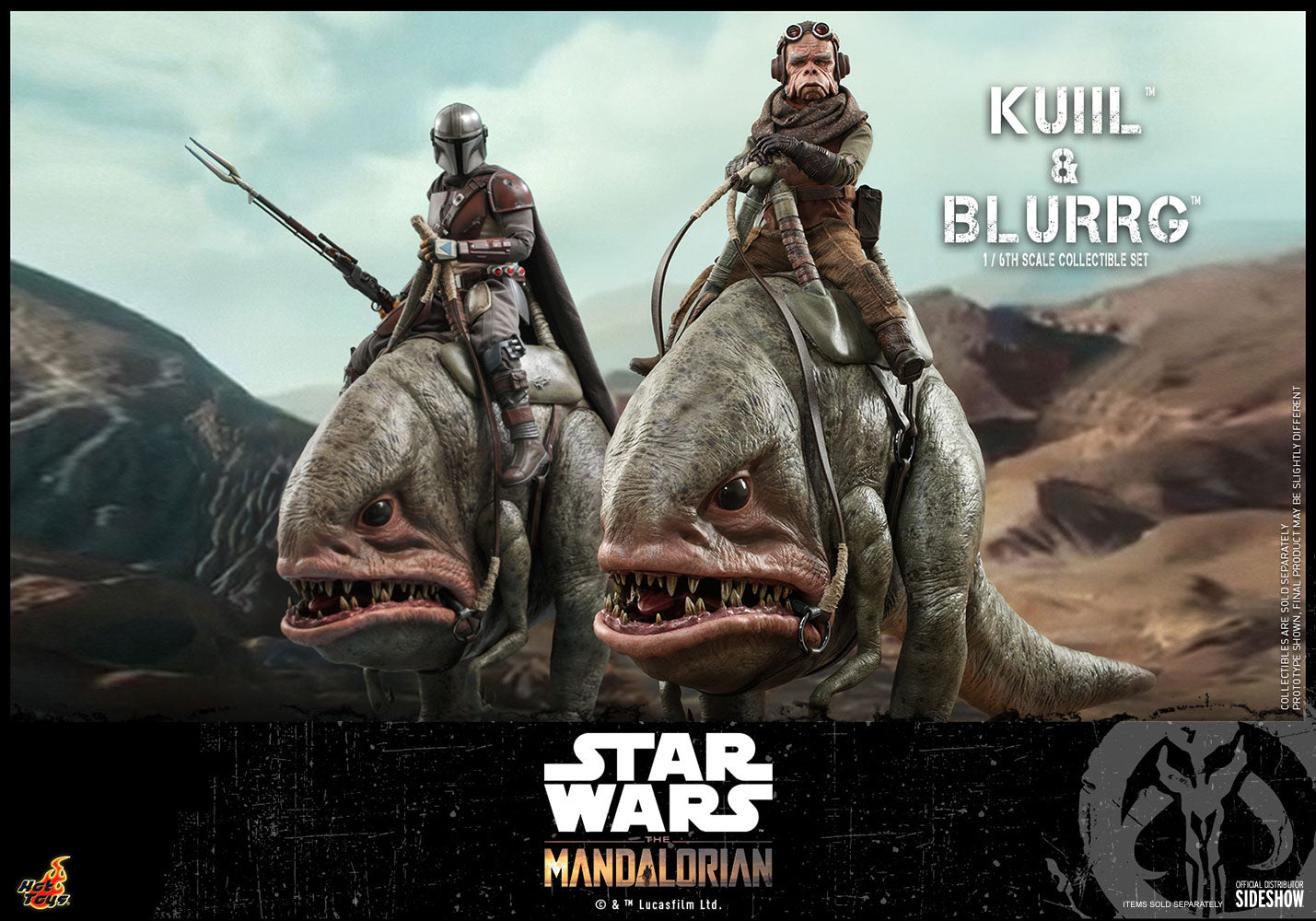 Kuiil™ &amp; Blurrg™ Sixth Scale Figure Set