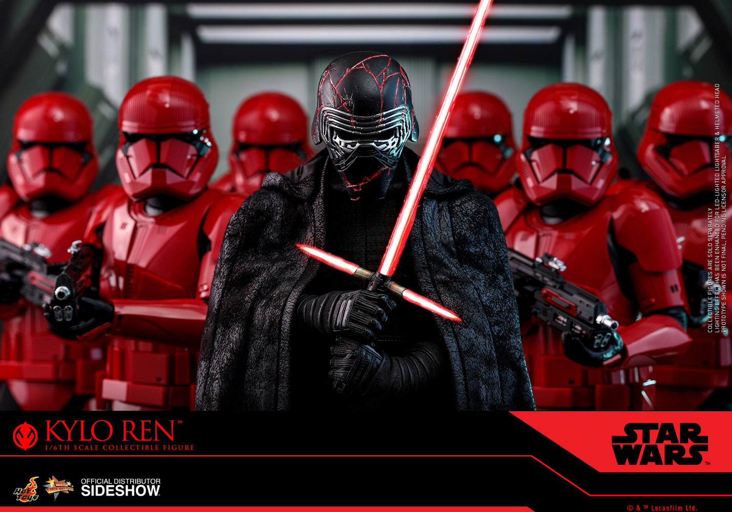 Kylo Ren The Rise of Skywalker Sixth Scale Figure - Collectors Row Inc.