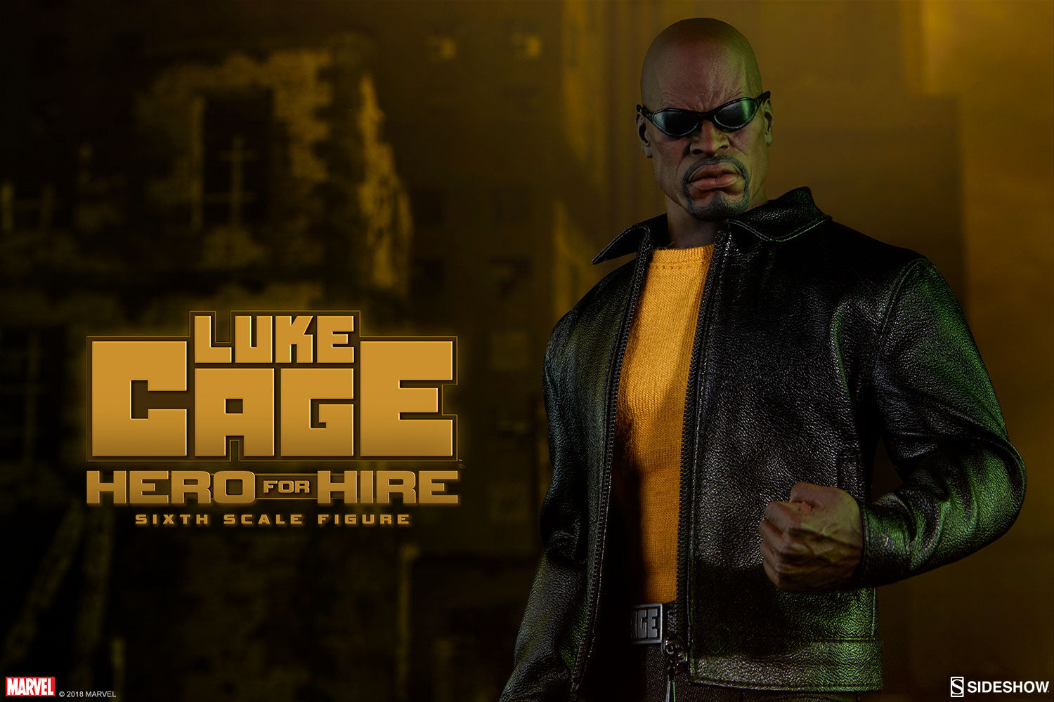 Sideshow Luke Cage Marvel Hero for Hire Sixth Scale Figure - Collectors Row Inc.
