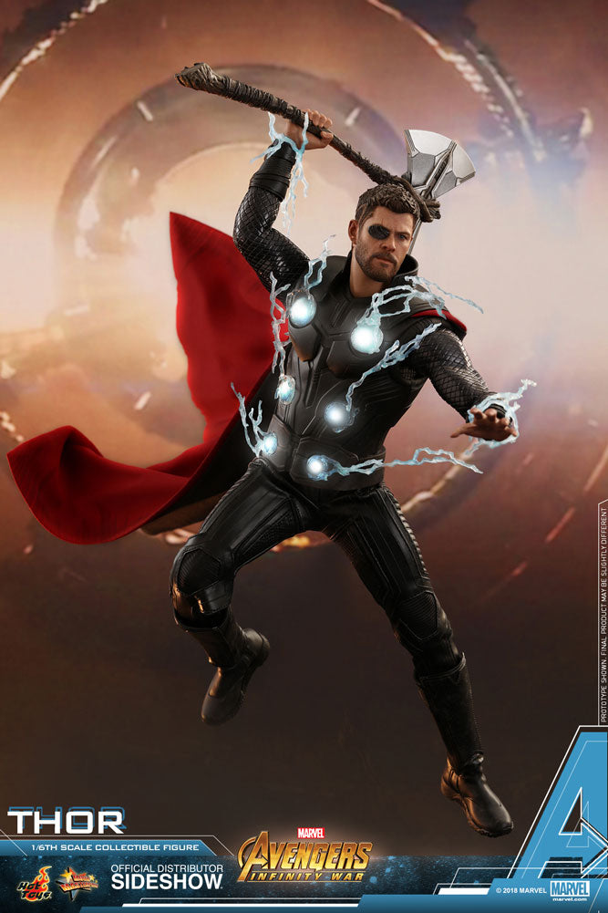 Hot Toys Thor Avengers: Infinity War - Movie Masterpiece Series - Sixth Scale Figure - Collectors Row Inc.