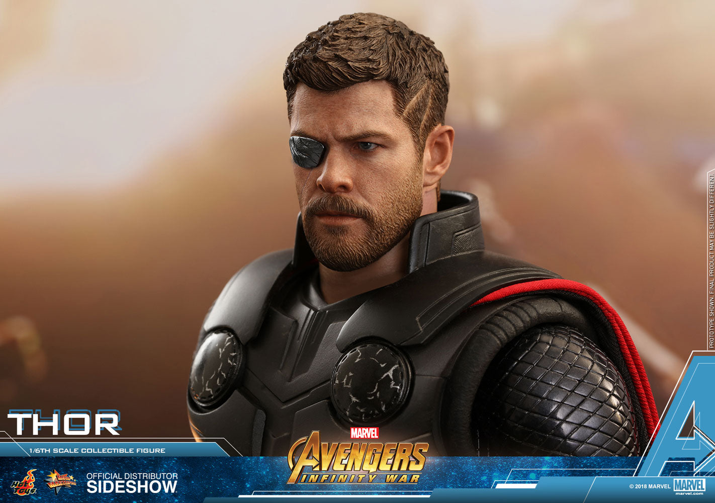 Hot Toys Thor Avengers: Infinity War - Movie Masterpiece Series - Sixth Scale Figure - Collectors Row Inc.