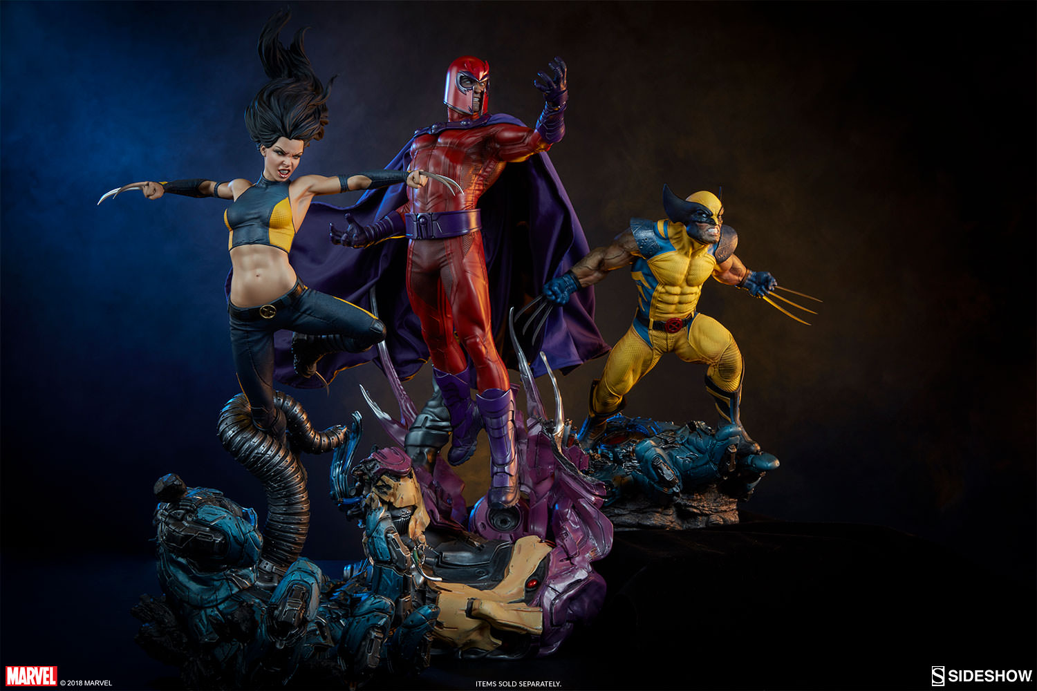 Sideshow Magneto Marvel Comics X-Men Maquette Statue - Collectors Row Inc.
