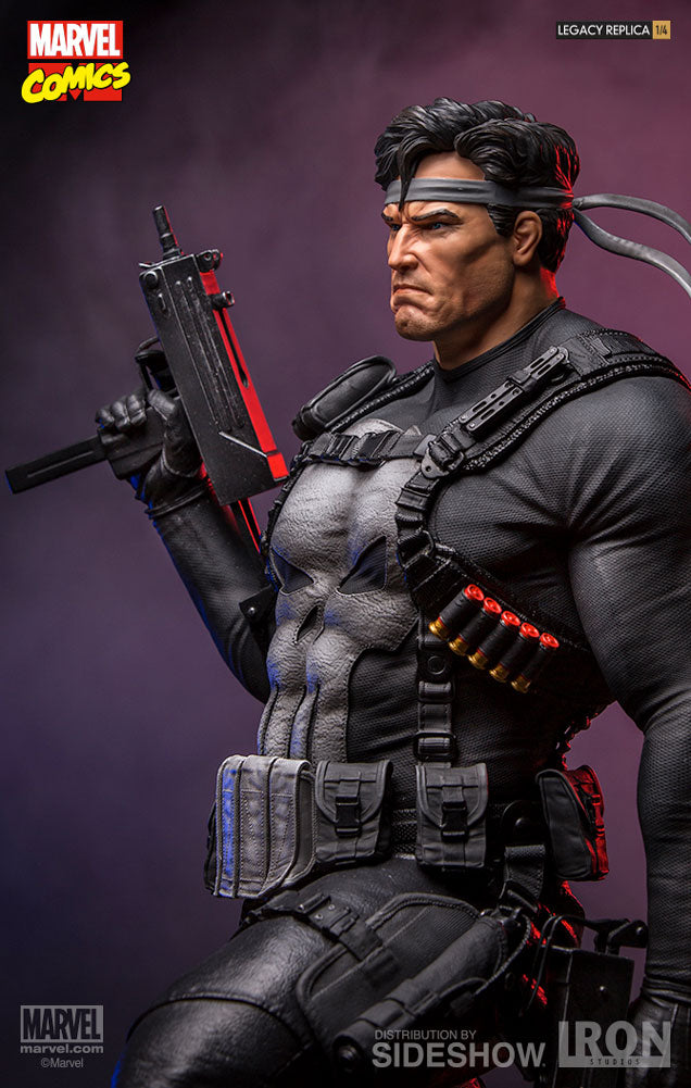 Iron Studios Punisher Legacy Replica Marvel Sideshow Statue - Collectors Row Inc.