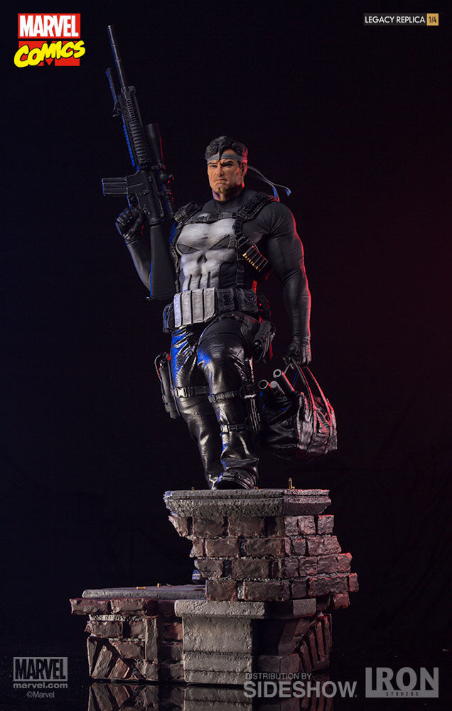 Iron Studios Punisher Legacy Replica Marvel Sideshow Statue - Collectors Row Inc.