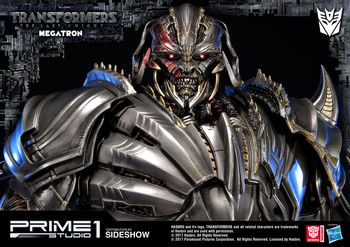 Megatron-Transformers: The Last Knight - Statue by Prime 1 Studio - Collectors Row Inc.