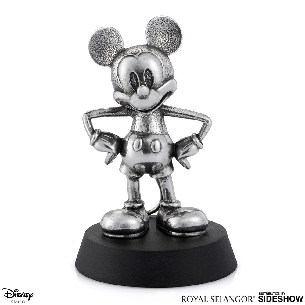 Disney Mickey Mouse Collectible Pewter Royal Selangor Steamboat Willie Figurine - Collectors Row Inc.