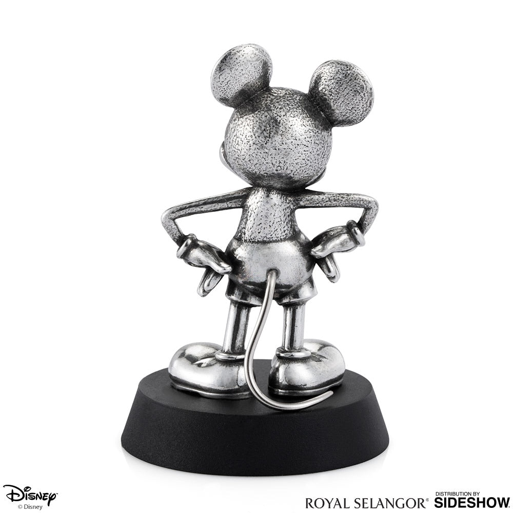 Disney Mickey Mouse Collectible Pewter Royal Selangor Steamboat Willie Figurine - Collectors Row Inc.