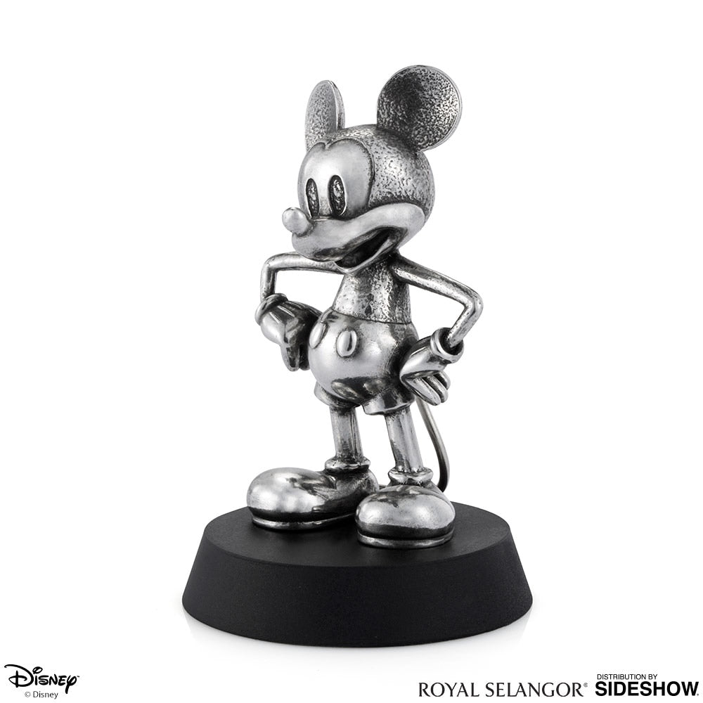 Disney Mickey Mouse Collectible Pewter Royal Selangor Steamboat Willie Figurine - Collectors Row Inc.