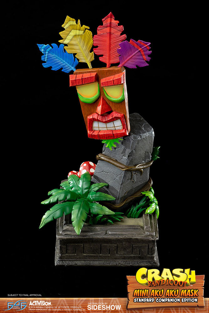 Crash Bandicoot Mini Aku Aku Mask Statue