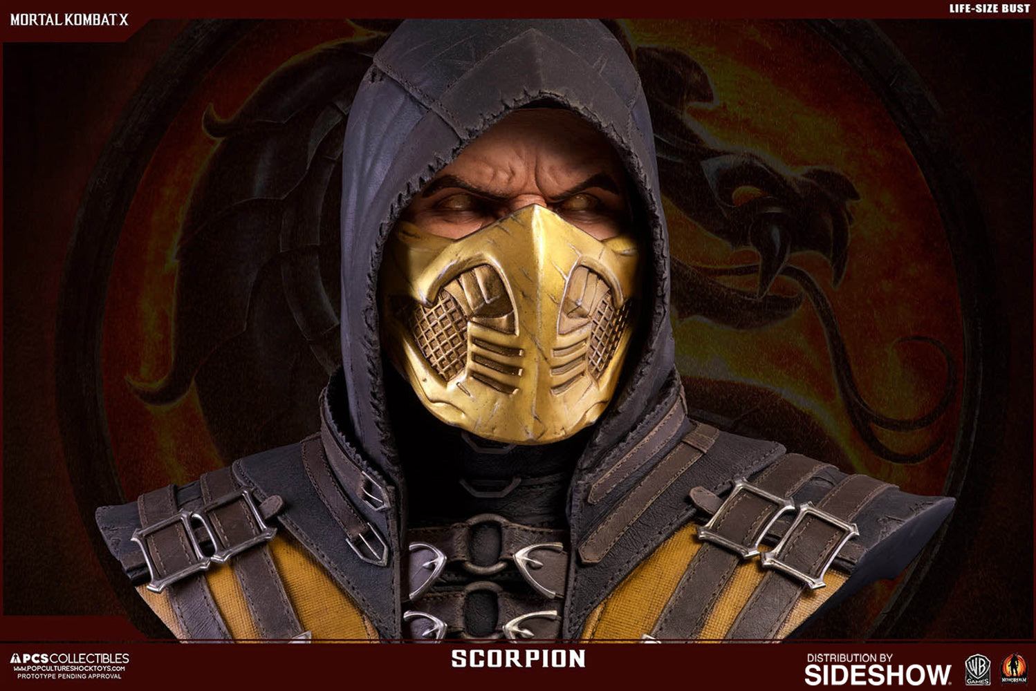Mortal Kombat X - Life-Size Bust by Pop Culture Shock PCS - Collectors Row Inc.