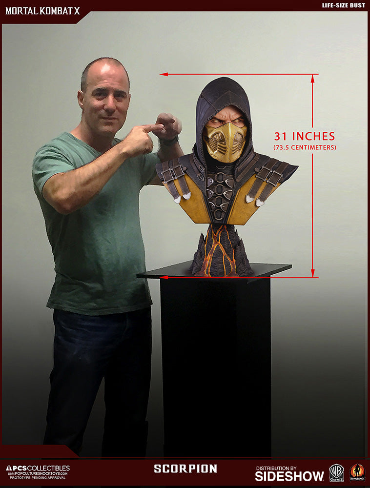 Mortal Kombat X - Life-Size Bust by Pop Culture Shock PCS - Collectors Row Inc.