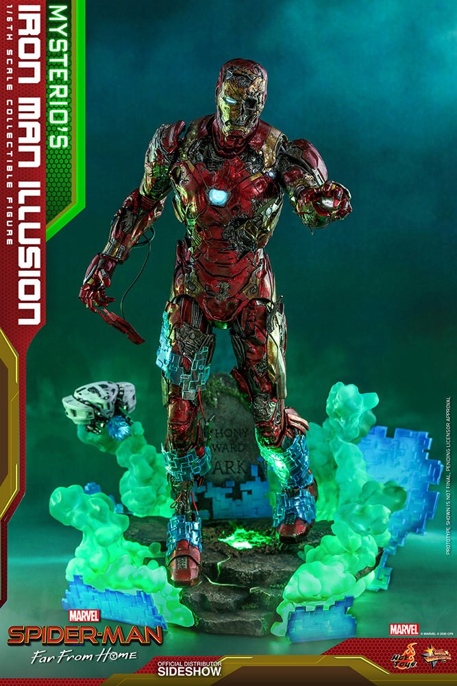 Mysterio&#39;s Iron Man Illusion Spider-Man: Far From Home Sixth Scale Figure