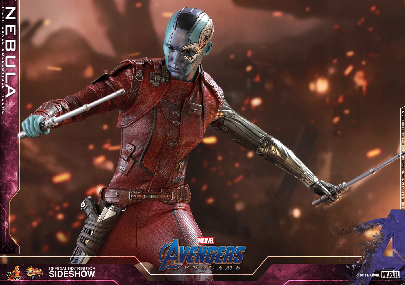Hot Toys Nebula Marvel Avengers: Endgame Sixth Scale Figure - Collectors Row Inc.