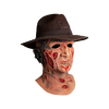 A NIGHTMARE ON ELM STREET - DELUXE FREDDY KRUEGER MASK WITH FEDORA HAT