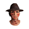 A NIGHTMARE ON ELM STREET - DELUXE FREDDY KRUEGER MASK WITH FEDORA HAT