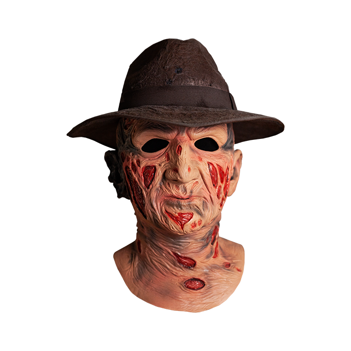 A NIGHTMARE ON ELM STREET - DELUXE FREDDY KRUEGER MASK WITH FEDORA HAT