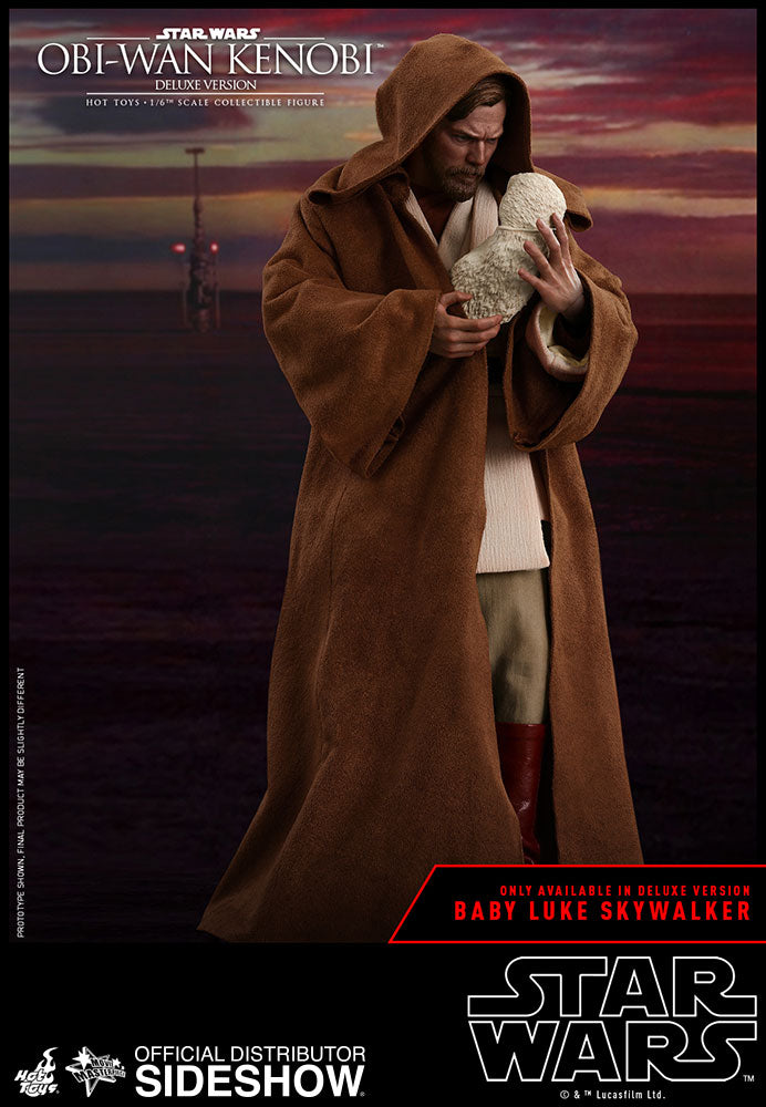 Hot Toys Obi-Wan Kenobi Deluxe Episode III: Revenge of the Sith - Movie Masterpiece Series - Sixth Scale Figure - Collectors Row Inc.