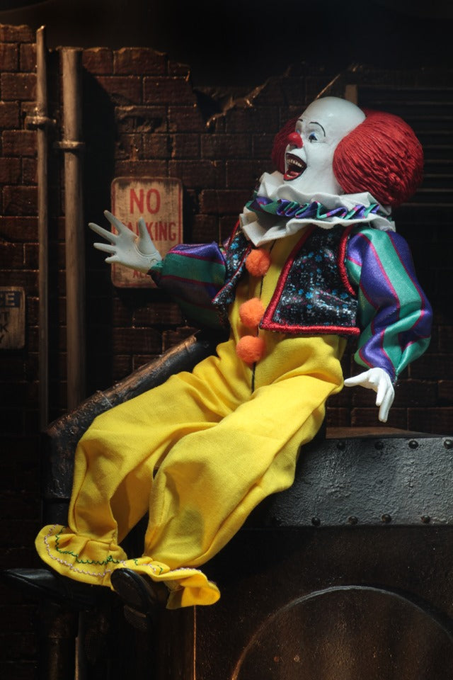 IT - 8&quot; Clothed Action Figure - Pennywise (1990) - Collectors Row Inc.
